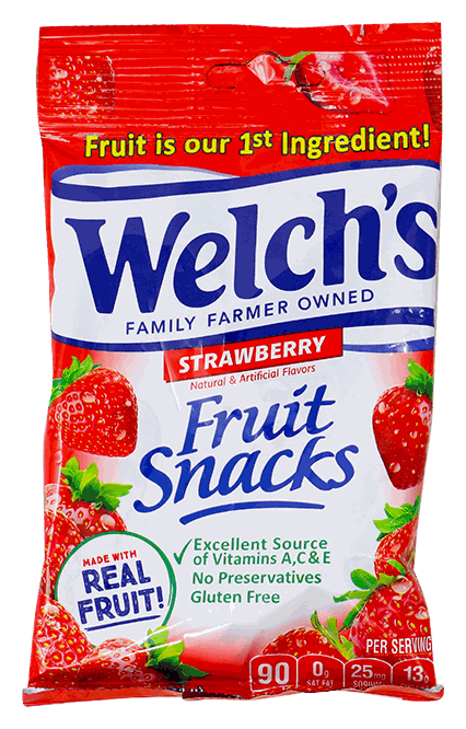 WELCHS STRAWBERRY SNACKS 2.25 OZ