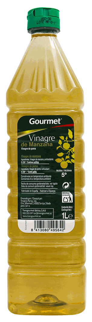 GOURMET VINAGRE SIDRA 1 L