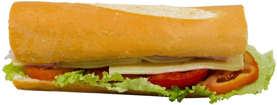 CAF BAGUETTE JAMON & QUESO