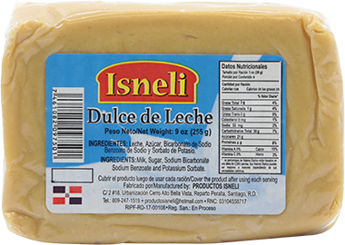 ISNELI DULCE LECHE GDE 9 OZ