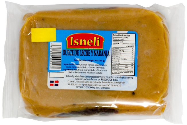 Isneli Dulce Leche Naranja9 OZ