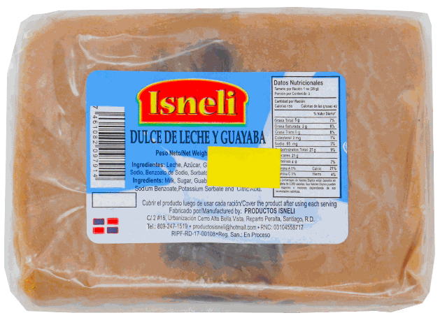 ISNELI DULCE LECHE GUAYABA 9 OZ