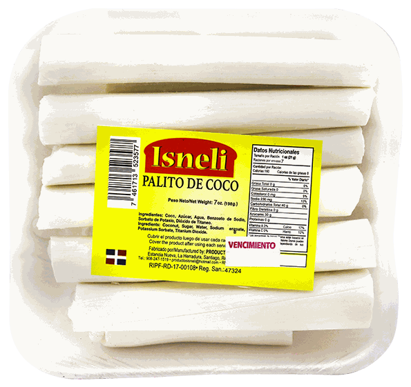 ISNELI PALITOS COCO 7 OZ