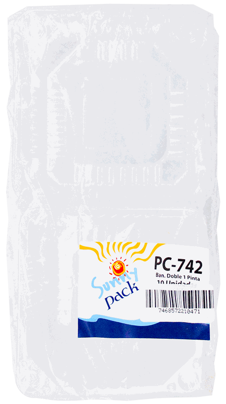 SUNNY PACK BANDEJA CLEAR PC-742