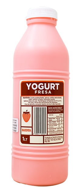 Hacienda Yogurt Fresa1 LT