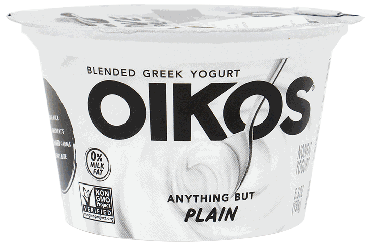 OIKOS YOGURT PLAIN 5.3 OZ