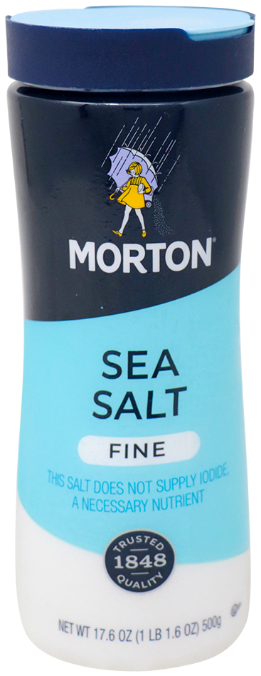 Morton Sea Salt Fine17.6 OZ