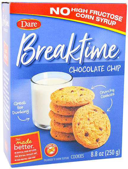 DARE BREAKTIME CHOCOLATE CHIPS 250 GR