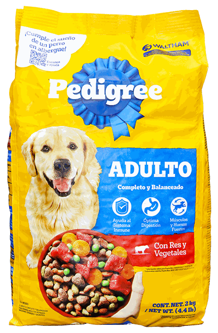PEDIGREE RECETA ORIGINAL 10/2 KG.