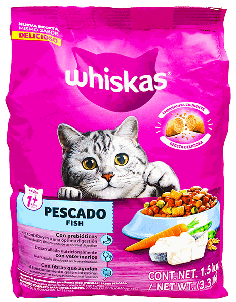 WHISKAS PESCADO 12/1.5 KG