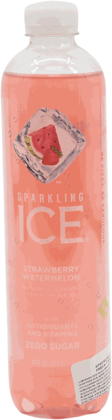 ICE SPARKLING STRAWBERR WATERMELON 17 OZ