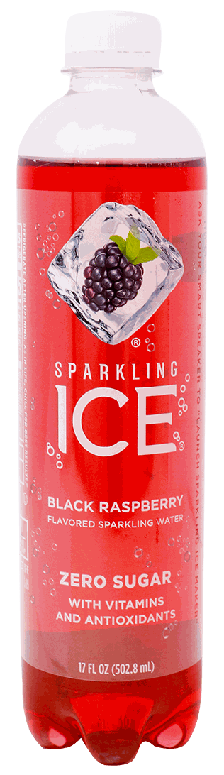 ICE SPARKLING BLACK RASPBERRY 17 OZ