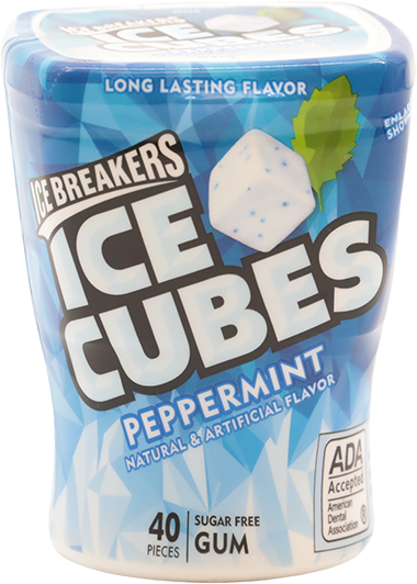 ICE BREAKERS GUM PEPPERMINT 3.24 OZ