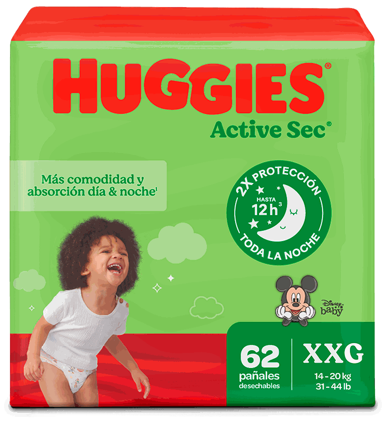 HUGGIES ACTIV SEC BIGP P5 62/1