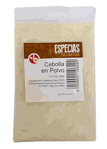 BRAVO CEBOLLA POLVO 20 GR