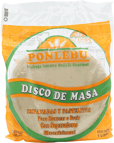 PONLEBU DISCO DE MASA GRANDE 1 LB