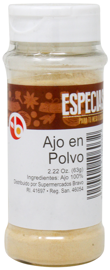 Bravo Ajo Polvo Frasco63 GR
