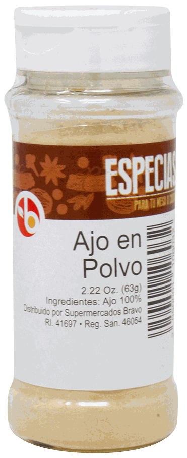 BRAVO AJO POLVO FRASCO 63 GR
