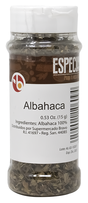 BRAVO ALBAHACA FRASCO 15 GR
