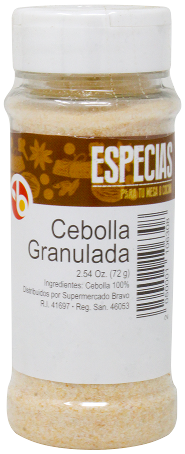 Bravo Cebolla Granulada Frasco72 GR