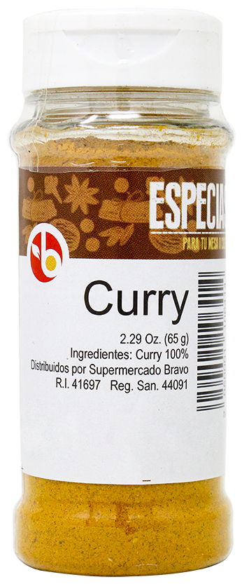 Bravo Curry Polvo Frasco65 GR