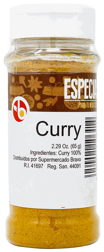 BRAVO CURRY POLVO FRASCO 65 GR