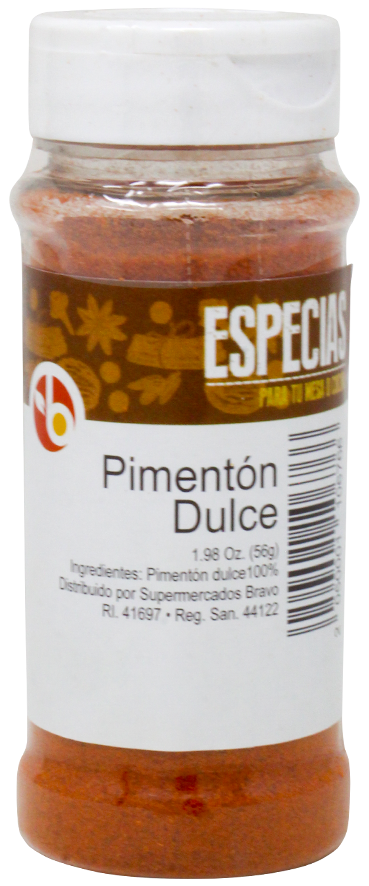 BRAVO PIMENTON DULCE FRASCO 59 GR