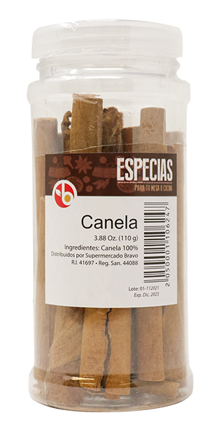 BRAVO CANELA FRASCO 110 GR