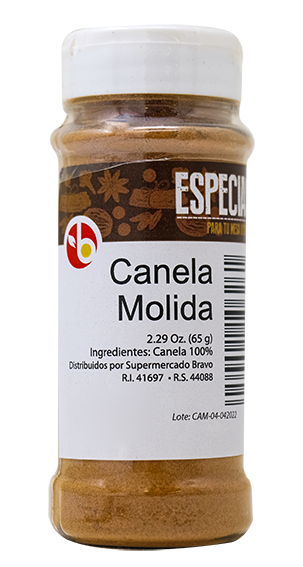 Bravo Canela Molida Frasco65 GR