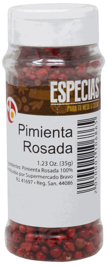 BRAVO PIMIENTA ROSADA FRASCO 40 GR
