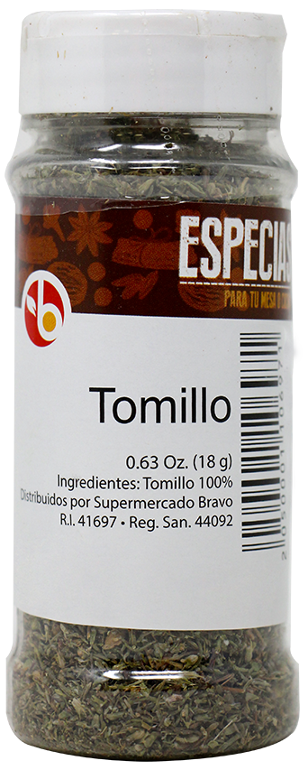BRAVO TOMILLO FRASCO 18 GR