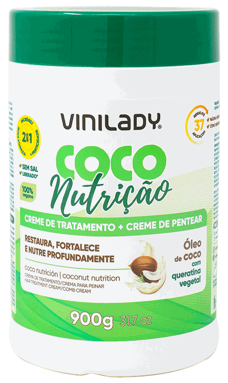 Vini Lady Tratamiento P/pelo Coco900 GR