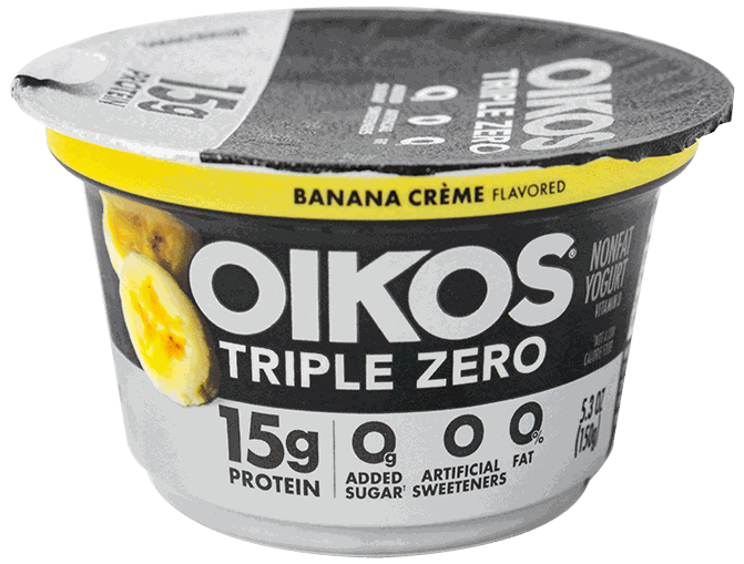 OIKOS TRIPLE ZERO BANANA 5.3 OZ
