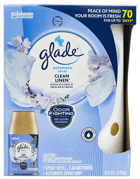 GLADE AUTOMATIC SPRAY CLEAN LINEN 6.2 OZ