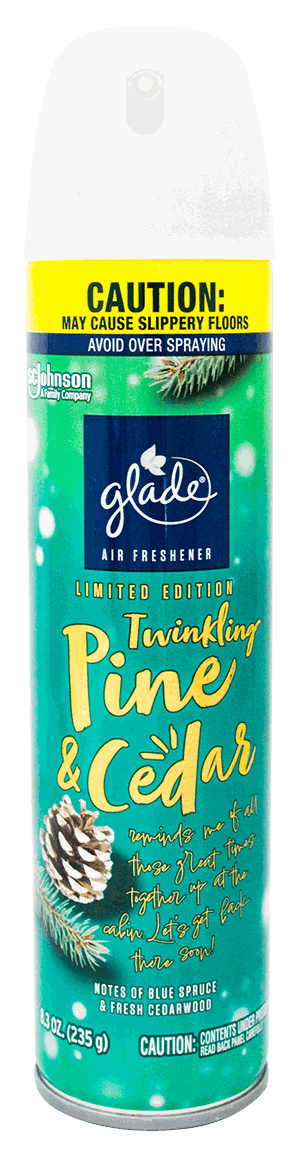 GLADE SPRAY PINE CEDAR 8.3OZ