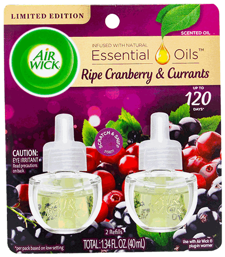 AIR WICK SCENTED OIL WILD BERR 1.34 OZ