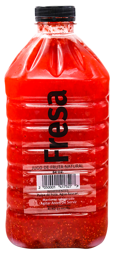 JUGO FRESA 64 OZ (DELIDOM)