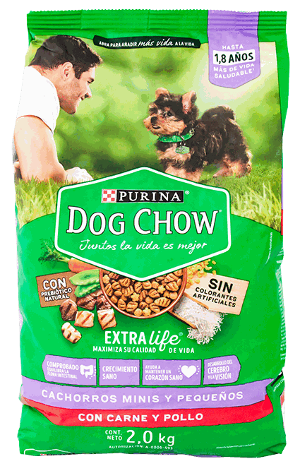 PURINA DOG CHOW CACHORRO RAZA PEQ 2 KG