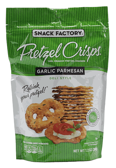 SNACK FAC. PRETZ CRSP GRLIC PRMSN 7.2 OZ