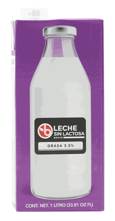 BRAVO LECHE UHT ENTERA S/LACTOSA 1LT