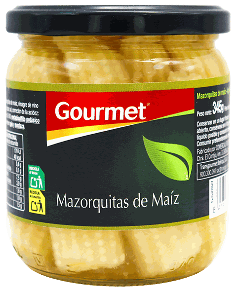 GOURMET MAZORQUITA MAIZ FCO 100 GR