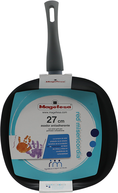 Mgf Asador 27cm Azul RedPAQ