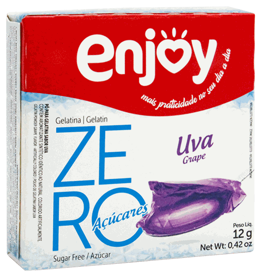 Enjoy Gelatina 0% Azucar Uva12 GR