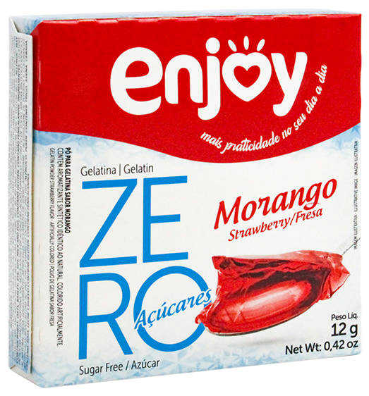 ENJOY GELATINA 0% AZUCAR FRESA 12 GR