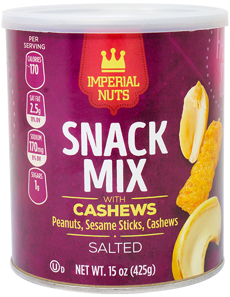 IMPERIAL CASHEWS SNACK MIX 15 OZ