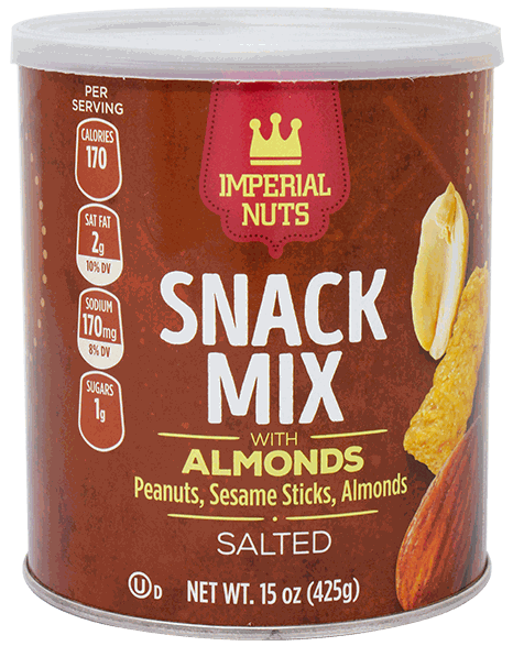 IMPERIAL ALMOND SNACK MIX 15 OZ