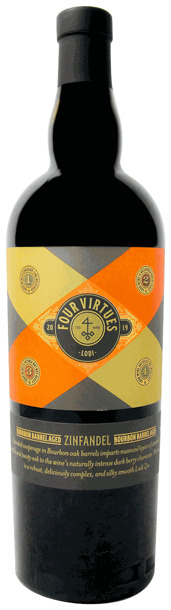 FOUR VIRTUES BOURBON B. ZINFANDEL 75 CL