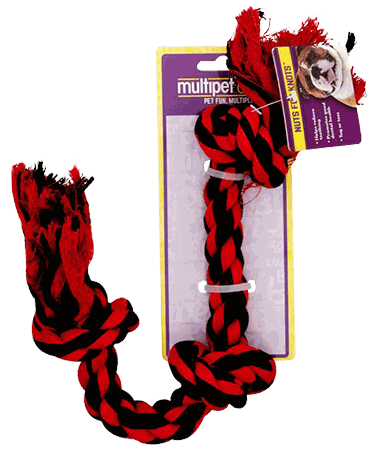 MULTIPET NUTS KNOTS 3-KNOT ROPE