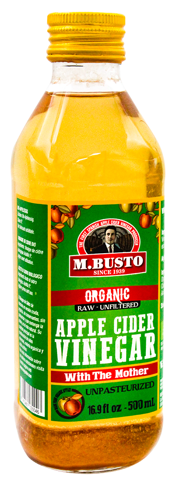 M Busto Vinagre Manzana Organico50 CL