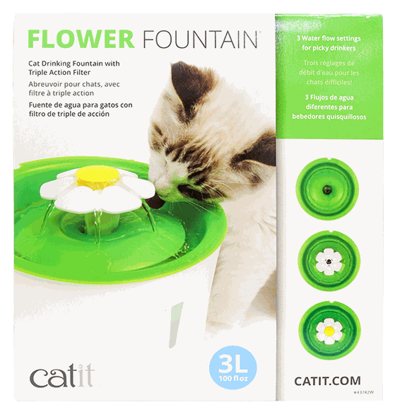 BEBEDERO TIPO FUENTE SURT P/GATO 3/1 3L